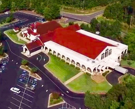 Church by drone1